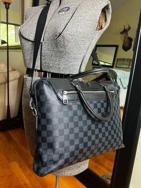 LOUIS VITTON PORTE-DOCUMENT NM DAMIER GRAPHITE BUSINESS BAG
